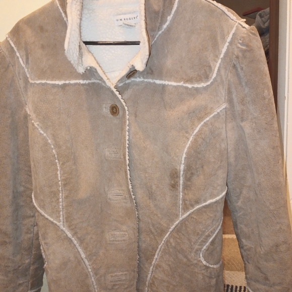Kim Rogers Woolen Suede Jacket - Picture 1 of 3